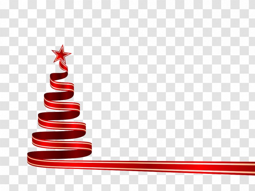 Christmas Tree Decoration Star Of Bethlehem Clip Art - Ribbon Transparent PNG