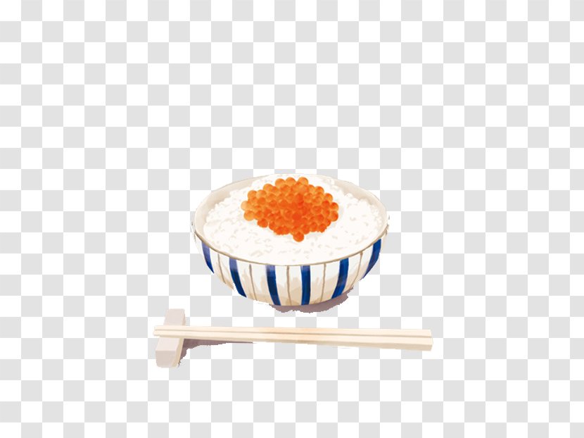 Download Bowl Roe - Meal - Cartoon Painted Rice Transparent PNG
