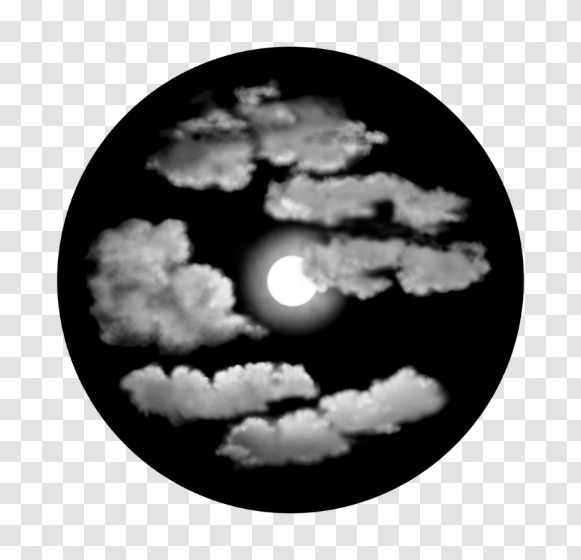 Monochrome Photography Black And White Sky - Gobo - Night Transparent PNG
