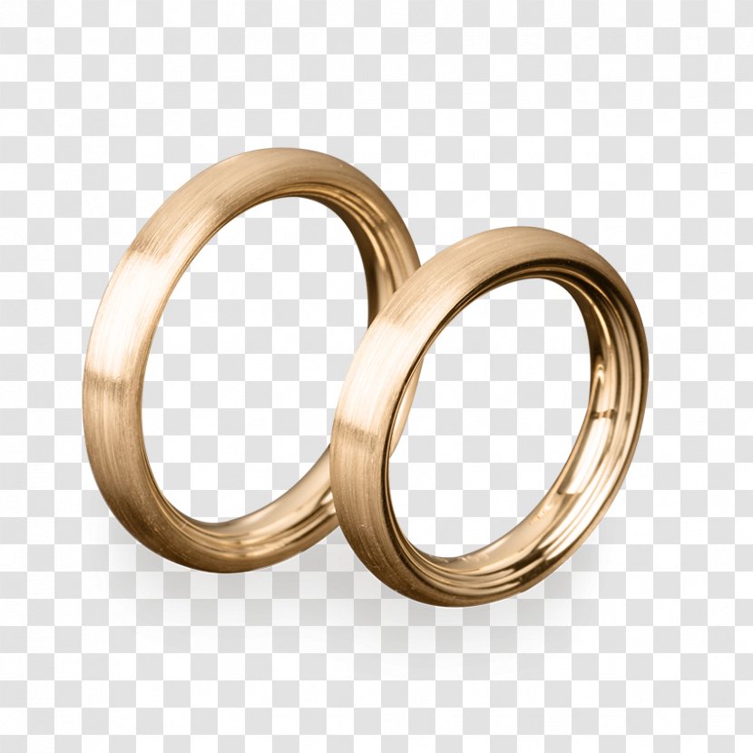 Wedding Ring Colored Gold Brilliant Transparent PNG