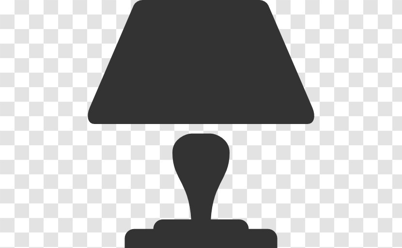 Incandescent Light Bulb Lamp Bedside Tables - Black Transparent PNG