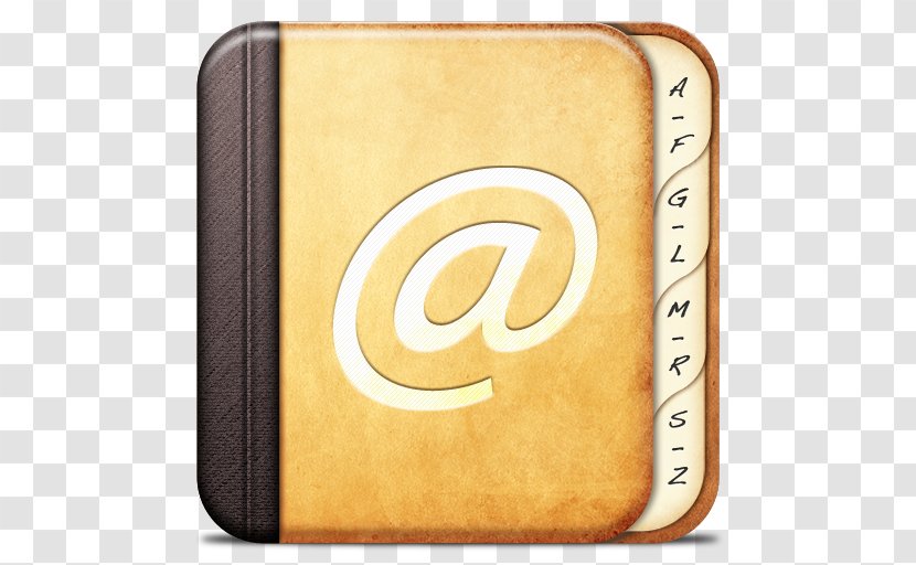 Text Symbol Font - Vcard - Misc Adress Book Transparent PNG
