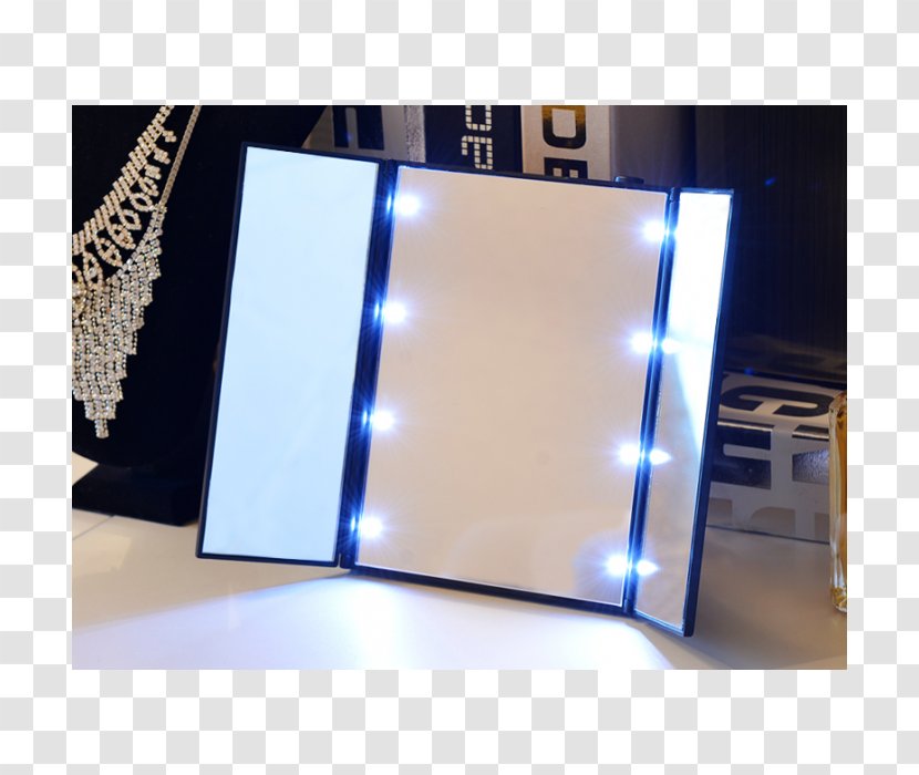 Light-emitting Diode Mirror LED Lamp Glass - Light Transparent PNG