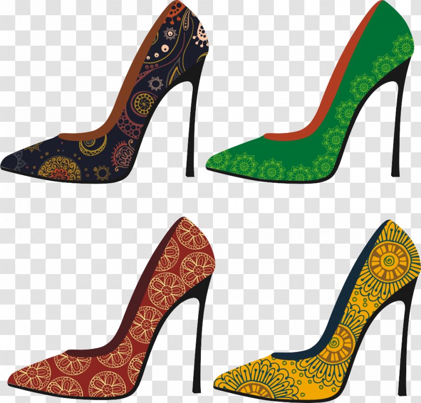 High-heeled Footwear Oxford Shoe - Highheeled - Fashion High Heels Vector Transparent PNG