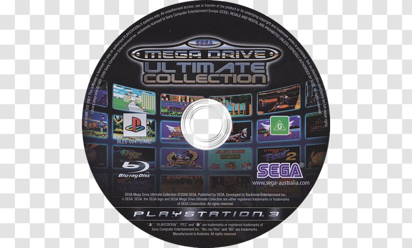 Xbox 360 Sonic's Ultimate Genesis Collection Compact Disc Computer Intel Core 2 Duo - Gigabyte Technology - Mega Drive Transparent PNG