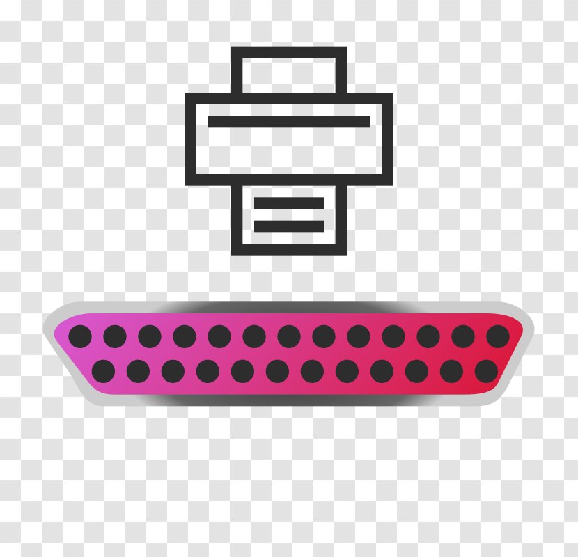 Parallel Port Serial Icon - Computer Transparent PNG