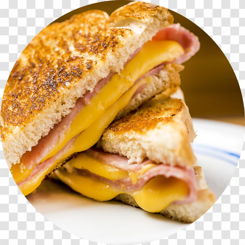 Breakfast Sandwich Ham And Cheese Melt Montreal-style Smoked Meat Bocadillo - Batata Frita E Hamburguer Transparent PNG