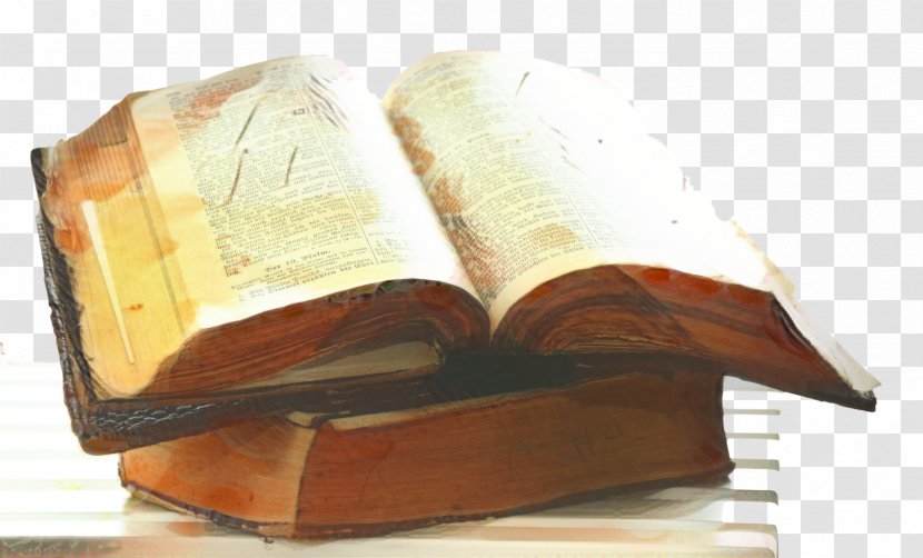 Stack Of Books - Jesus - Wood Leather Transparent PNG