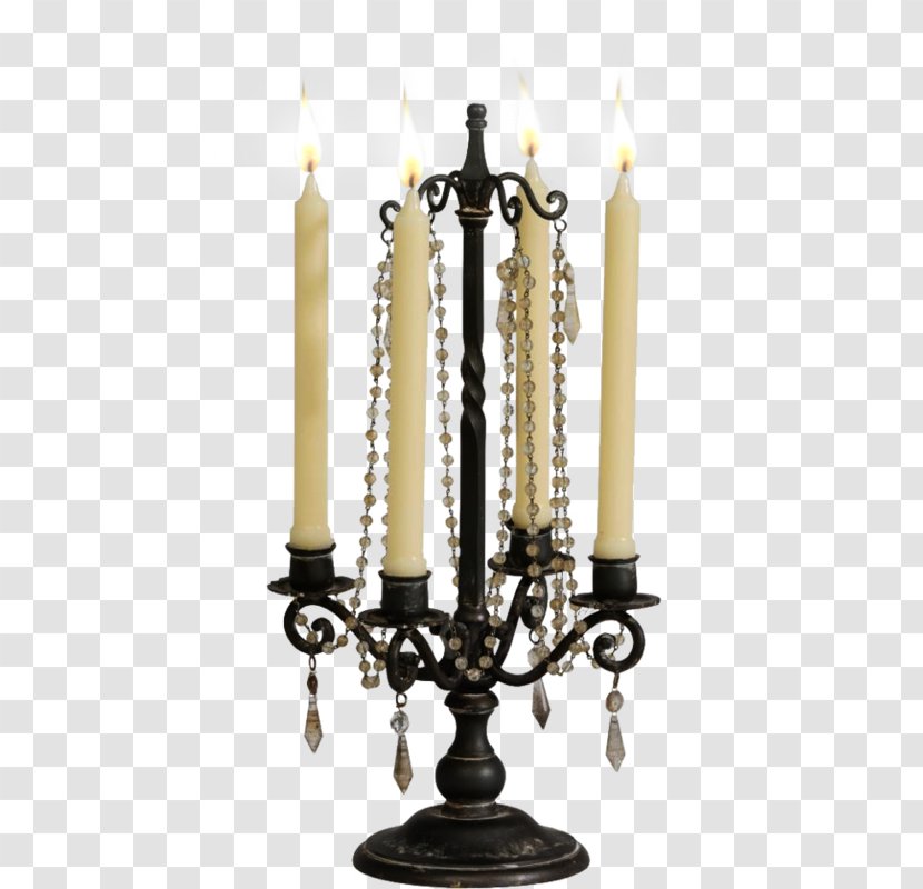 Candlestick Download - Brass - Candle Transparent PNG