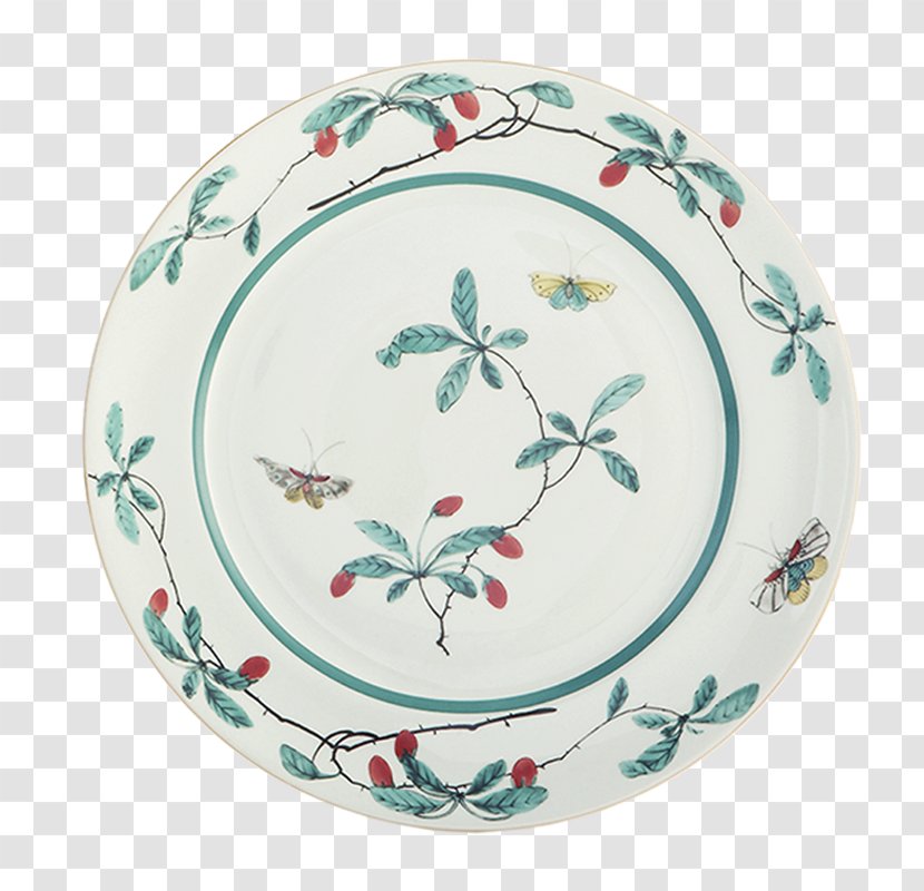 Plate Tableware Porcelain Saucer Mottahedeh & Company - Butter Dishes Transparent PNG