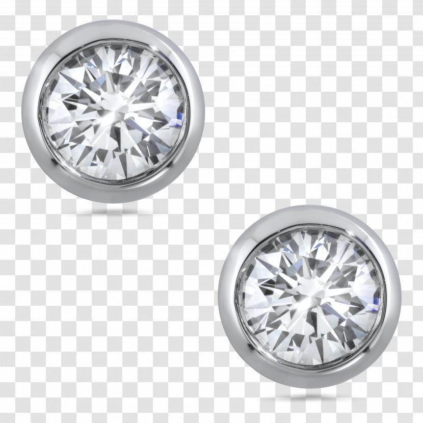 Earring Jewellery Diamond Carat Brilliant - Solitaire Transparent PNG