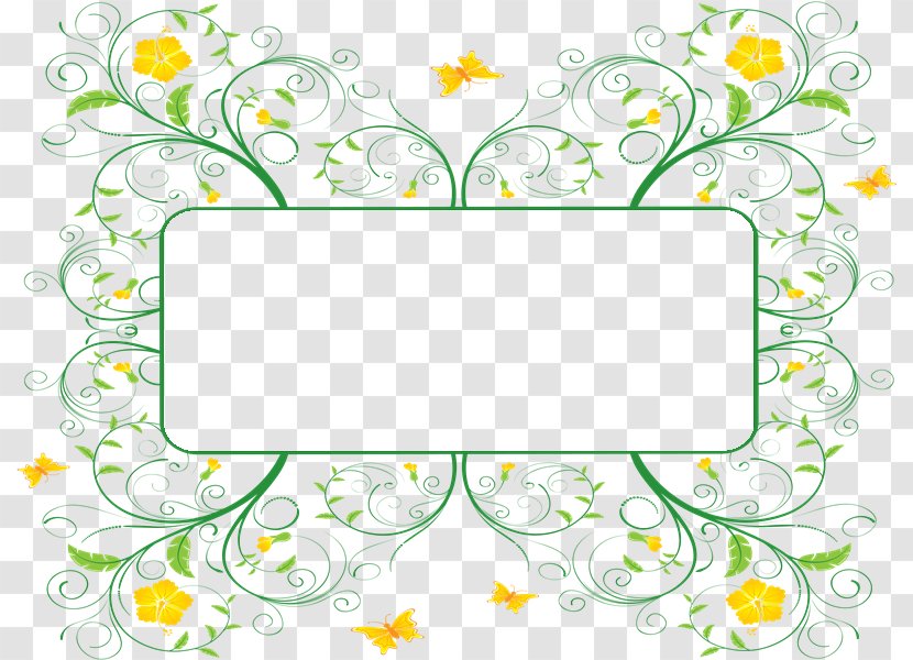 Floral Design Picture Frames - Area - Ih Transparent PNG
