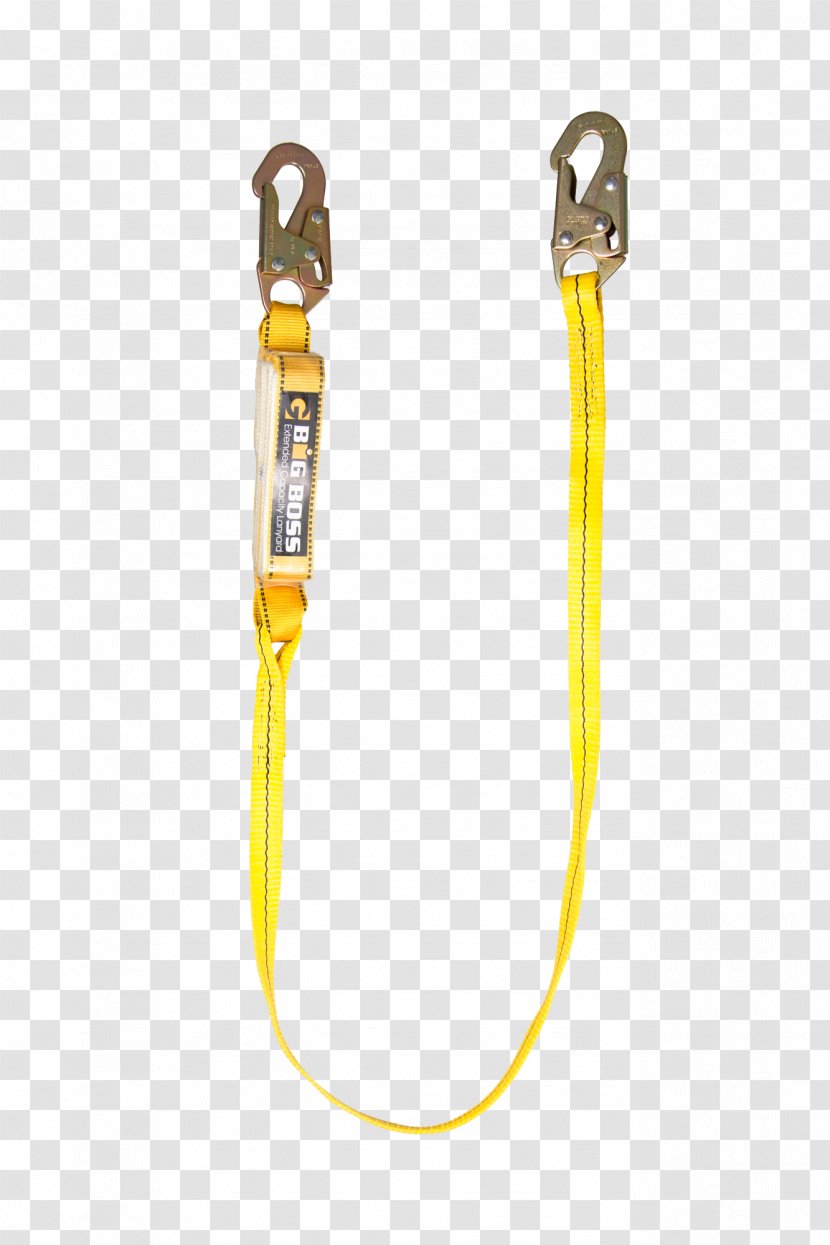 Lanyard Fall Arrest Rope Falling Safety Harness - Security Transparent PNG