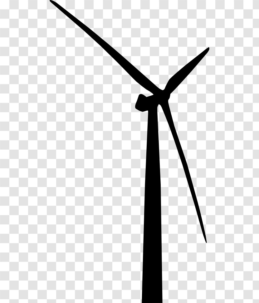 Wind Cartoon - Renewable Energy - Blackandwhite Public Utility Transparent PNG