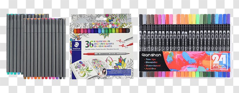 Marker Pen Coloring Book Pens Prismacolor 3721 Premier Double-Ended Art Markers, Fine And Chisel Ti - Brand - Color Markers Transparent PNG