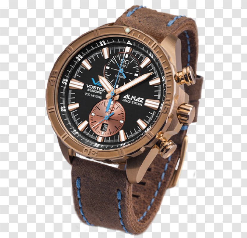 Vostok Europe Watches Almaz Chronograph - Watch Transparent PNG