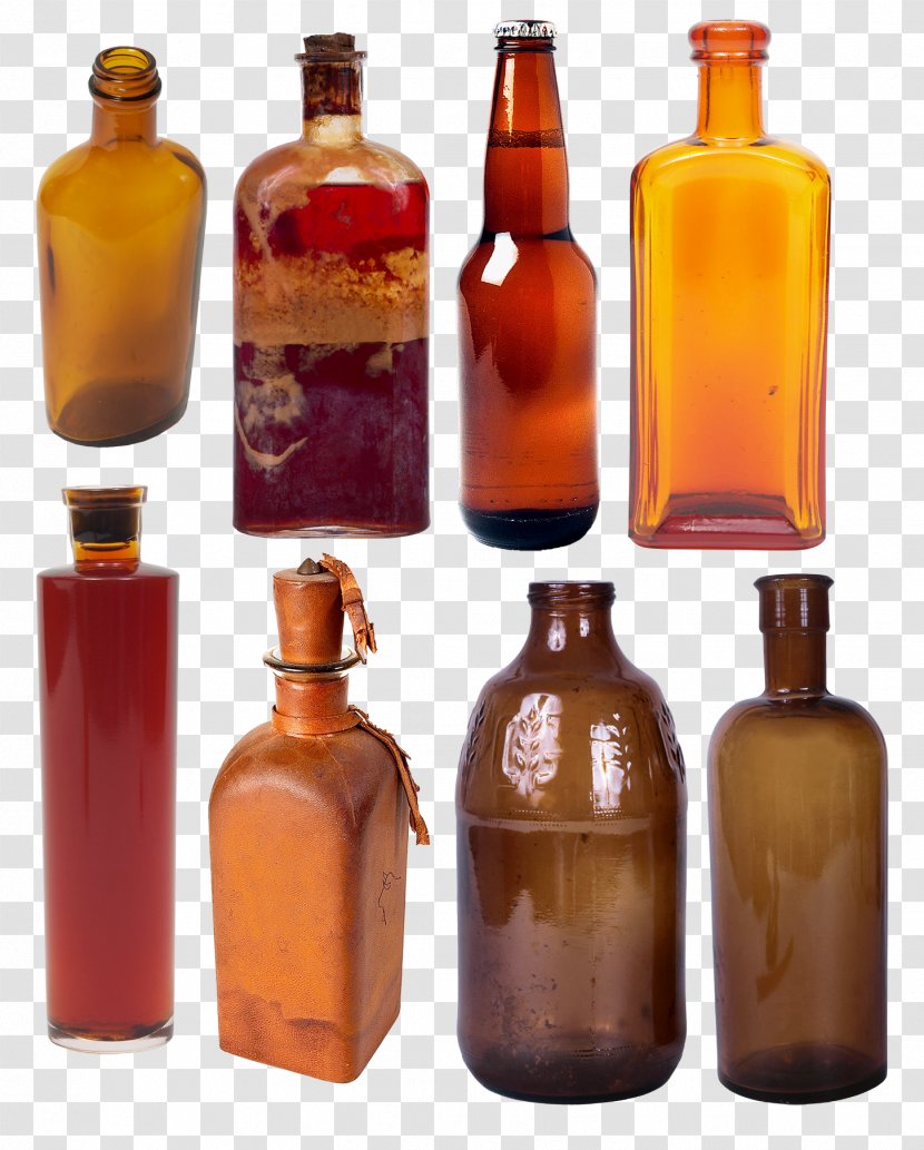 Glass Bottle Tableware Long Gallery Transparent PNG