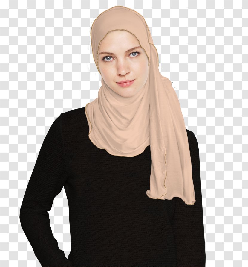 T-shirt Hijab Jersey Pink Green - Maroon Transparent PNG