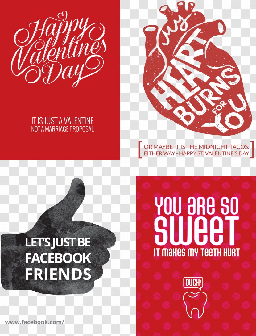 Valentine's Day Gift Heart Love Humour - Scrapbooking Transparent PNG