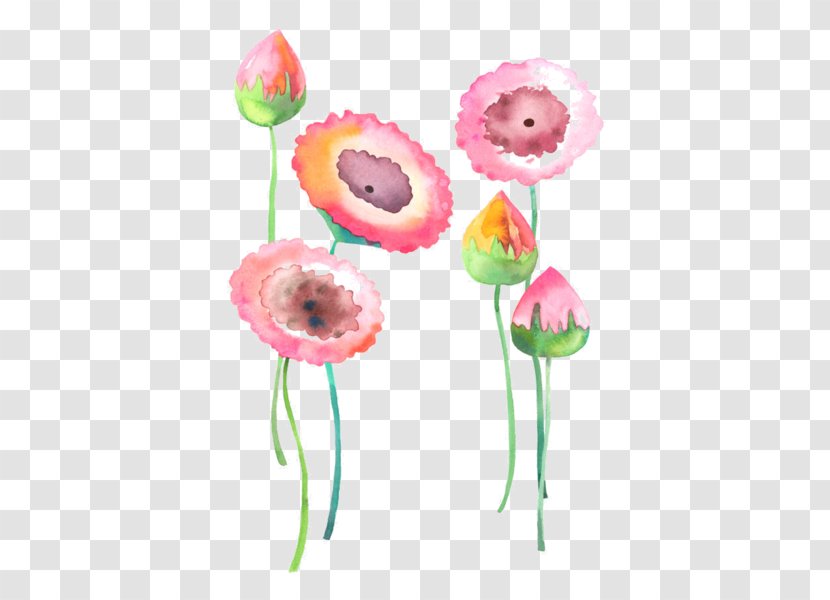 Watercolor: Flowers Watercolor Painting Watercolour Image - Balloon - Flower Transparent PNG