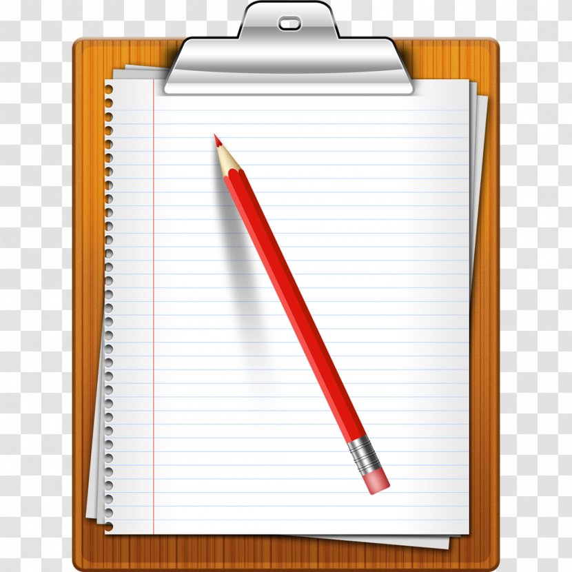 Clipboard Clip Art - Office Supplies - Contract Pen Transparent PNG
