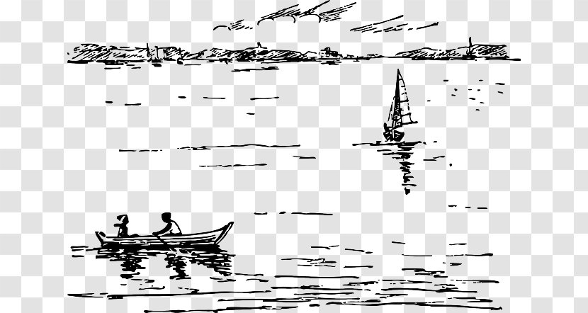 Boating Sailboat Clip Art - Watercolor - Riverblackandwhite Transparent PNG