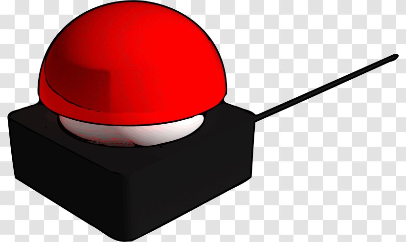 Buzzer Push-button Download Clip Art - Computer - Red Button Cliparts Transparent PNG