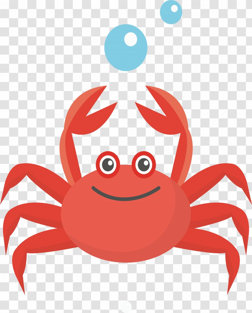 Crab Cartoon Drawing Illustration - Photography - Lovely Little Transparent PNG