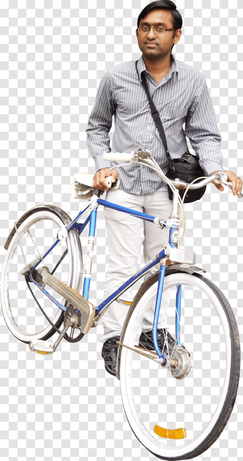 Bicycle Cycling - Vehicle - Man With Image Transparent PNG
