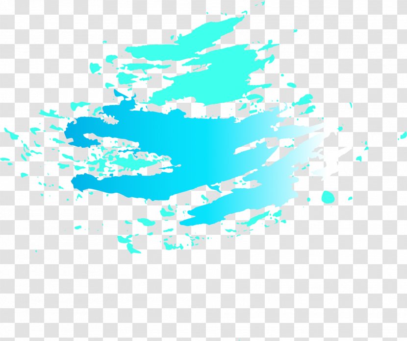 Blue Graphic Design Abstraction - Azure - Abstract Graffiti Transparent PNG