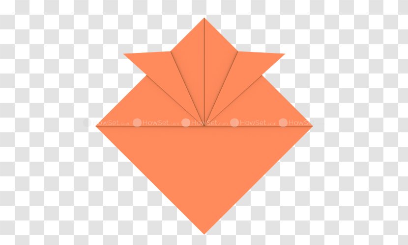 Origami Paper Triangle Transparent PNG