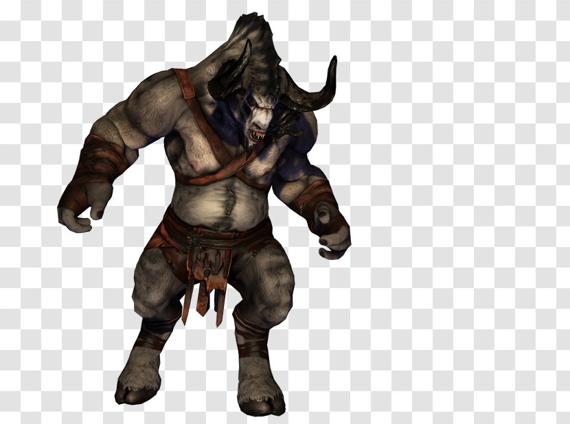 Hunted: The Demon's Forge Minotaur PlayStation 3 - Action Figure - Creature Transparent PNG