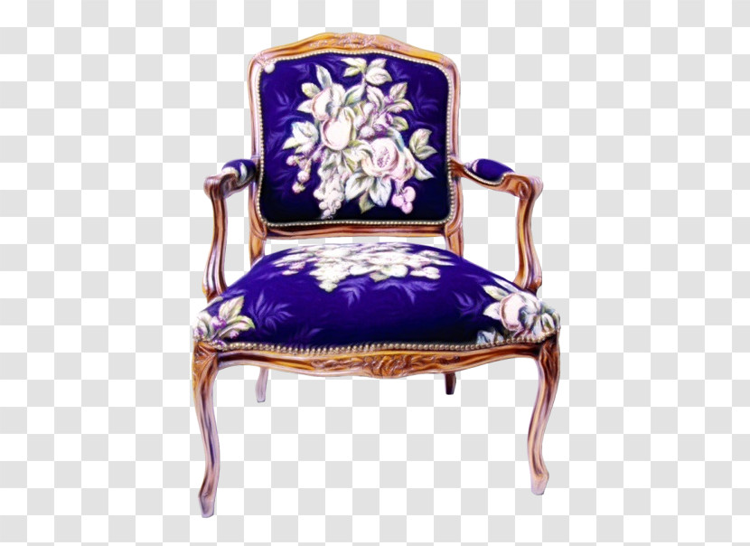 Chair Furniture Purple Violet Plant Transparent PNG