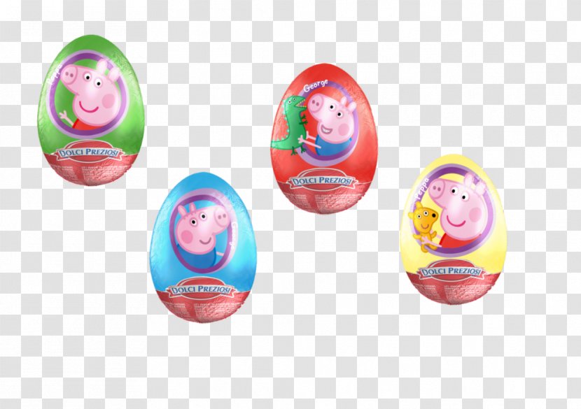 Daddy Pig Mummy Easter Egg Chocolate Transparent PNG