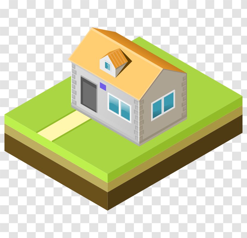 Isometric Projection House Drawing Clip Art - Home Transparent PNG