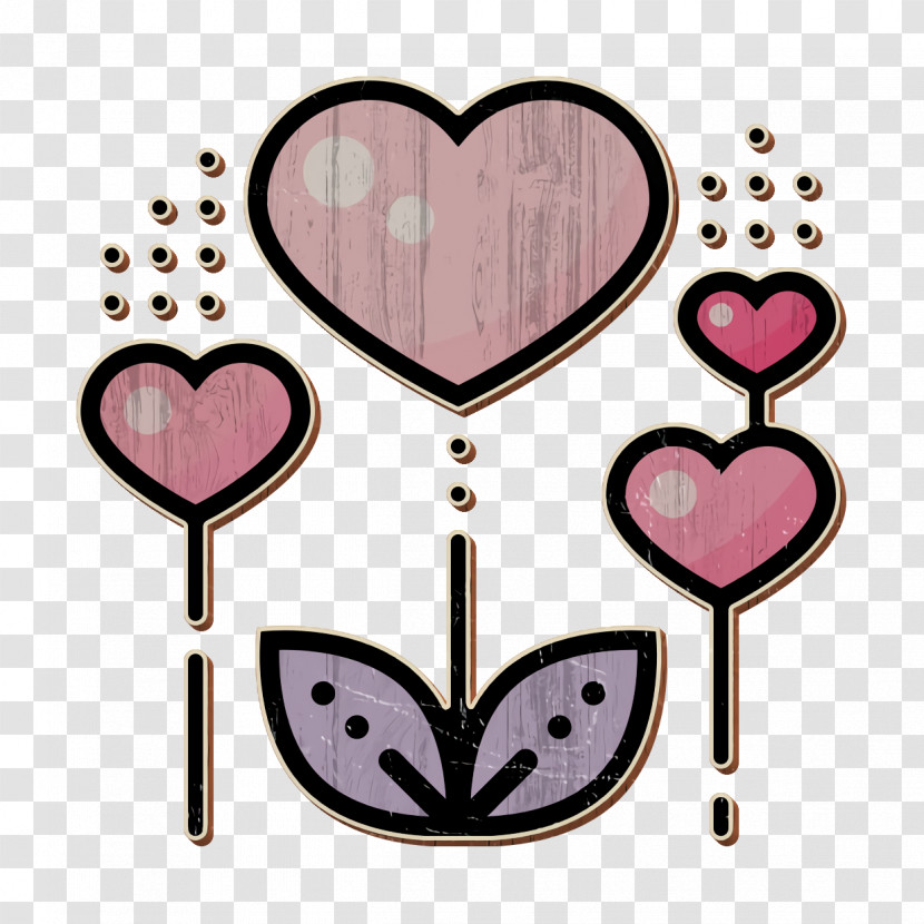 Heart Icon Love Icon Flower Icon Transparent PNG