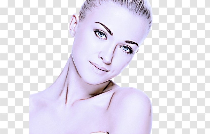 Face Hair Eyebrow Skin Forehead - Hairstyle Head Transparent PNG