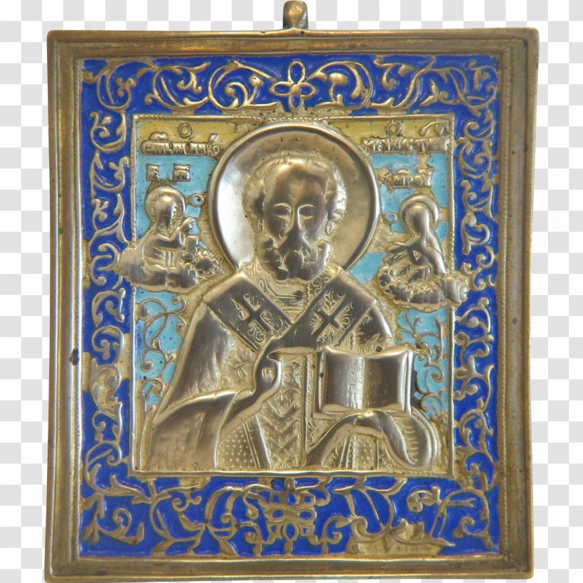 Medal Gold 01504 Bronze - Saint Nicholas Transparent PNG