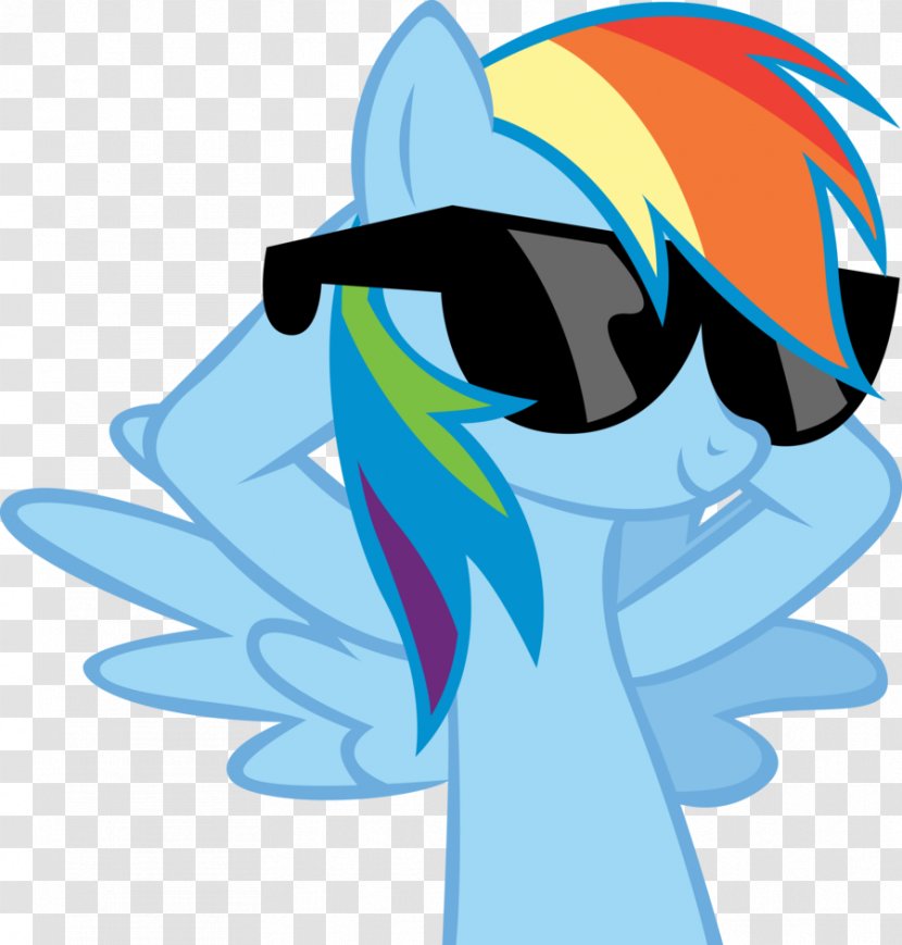 Rainbow Dash Pony Animated Cartoon - Fan Club - Deal With It Transparent PNG