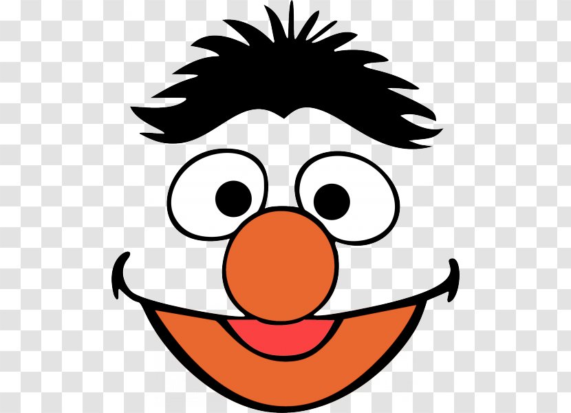 Elmo Bert Ernie Big Bird Sesame Street Characters - Smiley - ERNIE Transparent PNG