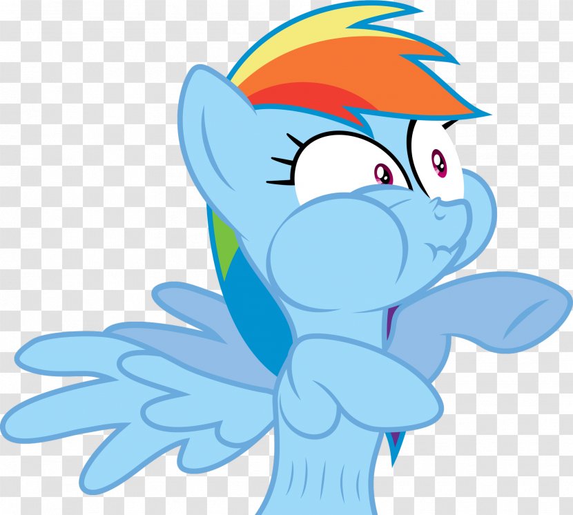 Pony Rainbow Dash Horse Vomiting - Watercolor Transparent PNG