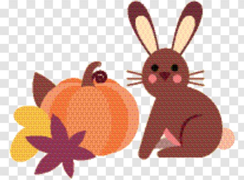 Easter Bunny Background - Brown - Animation Rabbits And Hares Transparent PNG