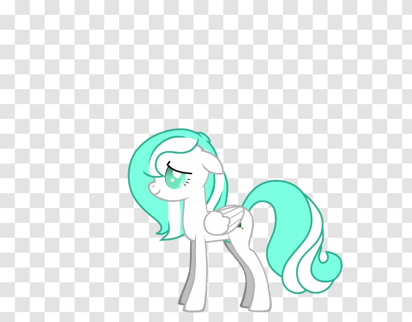 Horse Unicorn Green Clip Art - Flower - Mint Ice Cubes Transparent PNG