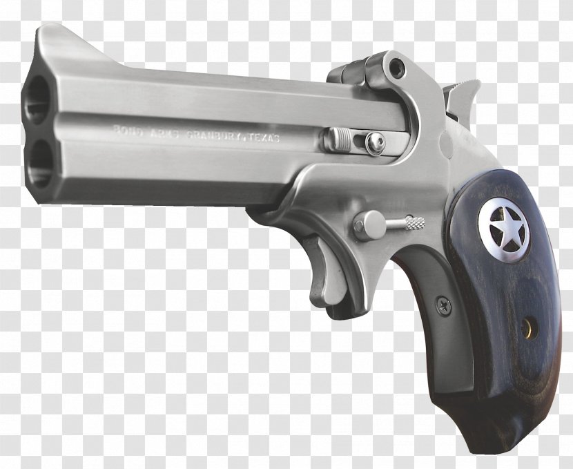 .45 Colt Derringer Bond Arms .410 Bore Firearm - Ranged Weapon Transparent PNG