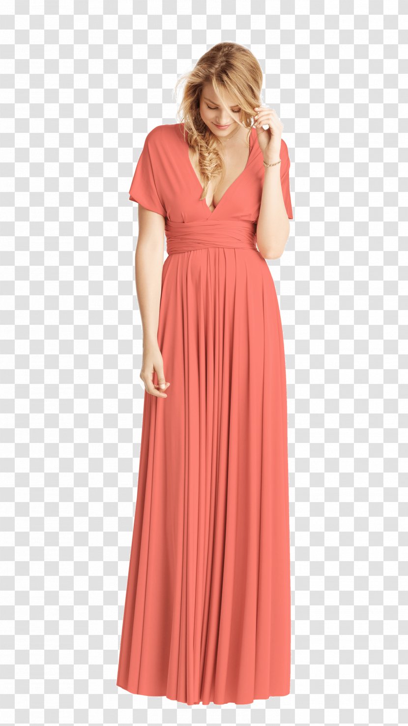 Wrap Dress Bridesmaid Wedding - Clothing Transparent PNG