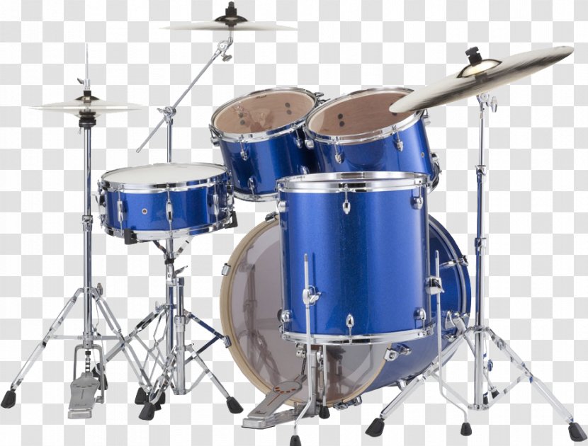 Pearl Export EXX Drums Blue - Flower Transparent PNG