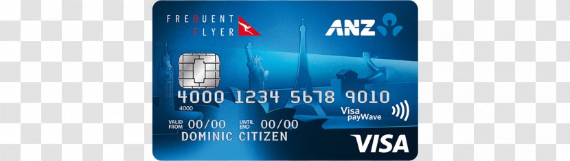 Credit Card Australia And New Zealand Banking Group Visa - Platinum - Visit Transparent PNG