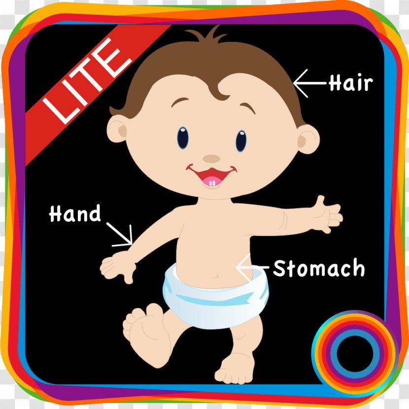 Human Body Worksheet Learning Android - Cartoon - Parts Transparent PNG