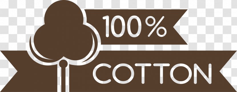 Cotton Logo Sign Textile - Brand - Flower Transparent PNG