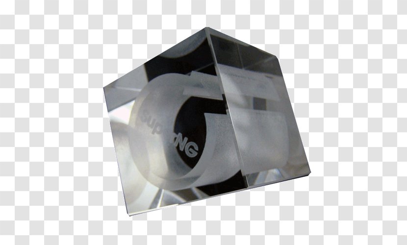 Glass Laser Engraving Cube - Corner Reflector Transparent PNG